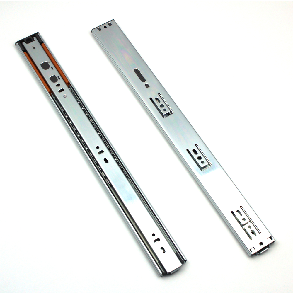 45mm Ball Bearing Drawer Slides With Soft-Closing and Push To Open Function