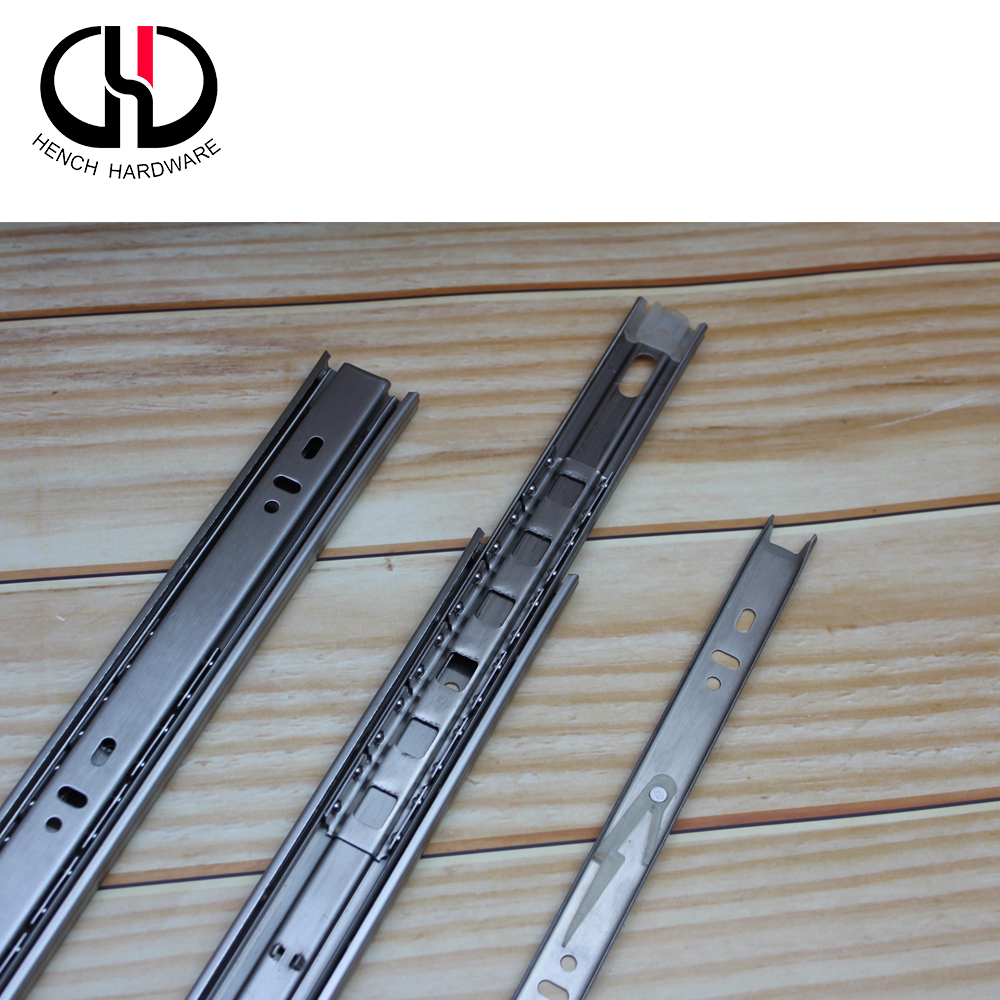 35mm wood kitchen cabinet drawer slide with spring stainless steel drawer