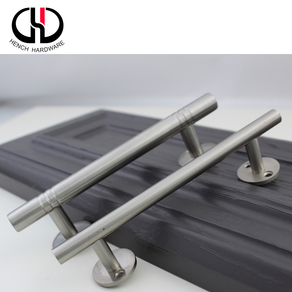 High quality stainless steel material door handle front double sided door fancy kitchen cabinet door handles