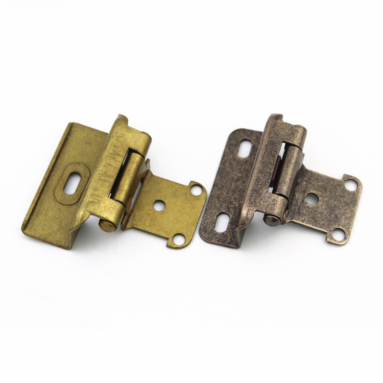 Customized available brass color furniture door hinge