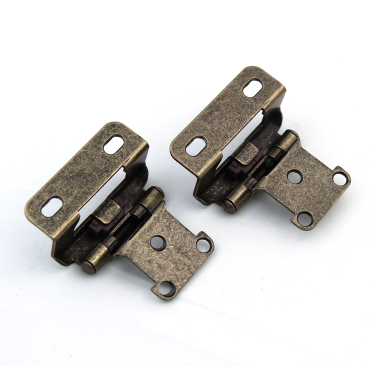 Customized available brass color furniture door hinge