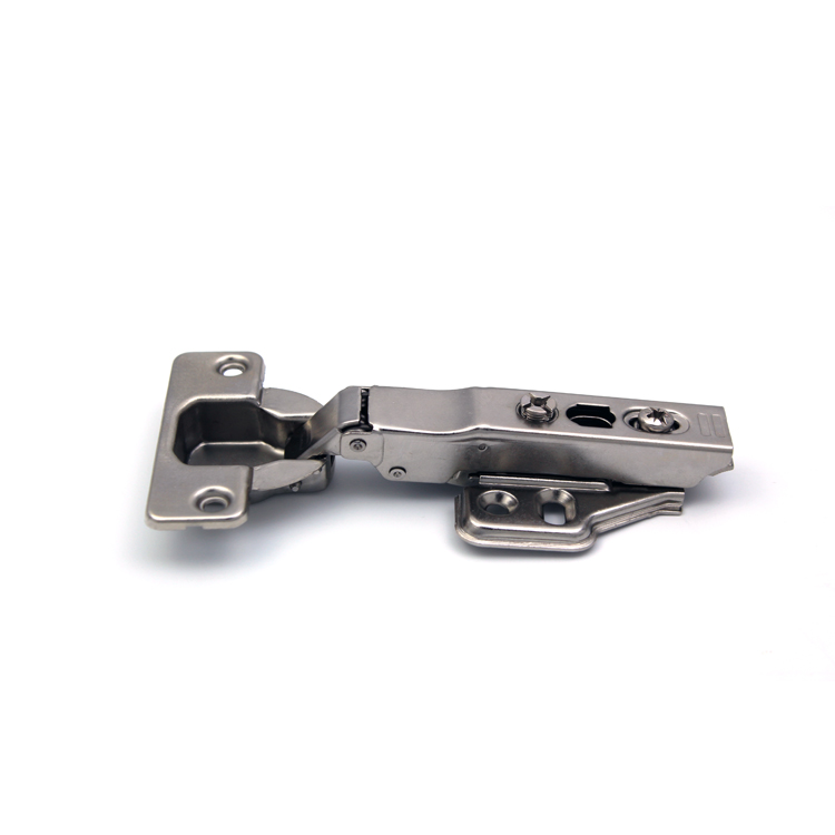 Furniture cabinet hinge with plastic hydraulic damper and POM material damper