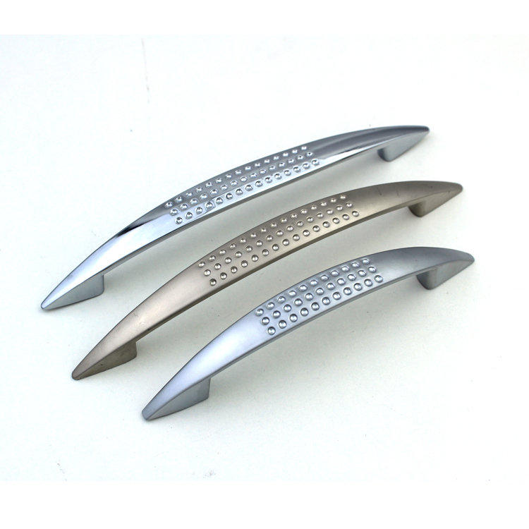 Furniture cabinet drawer pull zinc alloy material handles