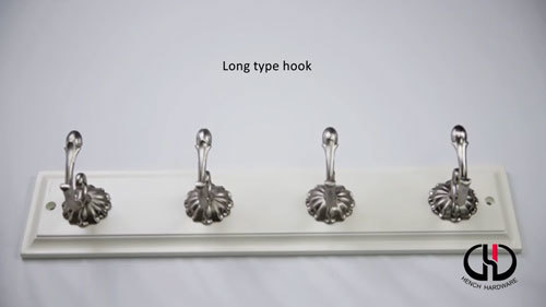 Mdern design good quality zinc alloy material long hooks