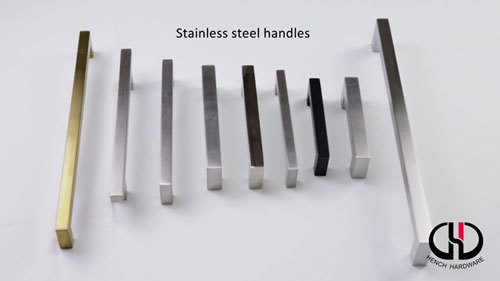 Mdern design stainless steel material kitchen cabinet  handles
