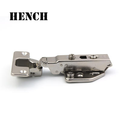 Clip-on spring type hinge for kitchen cabinet door use