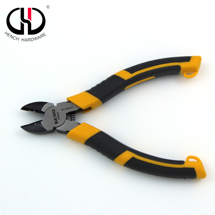 Stripping diagonal pliers with cutting function